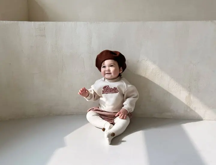 Bebe Nine - Korean Baby Fashion - #babyoninstagram - Paris Half Neck Set - 3
