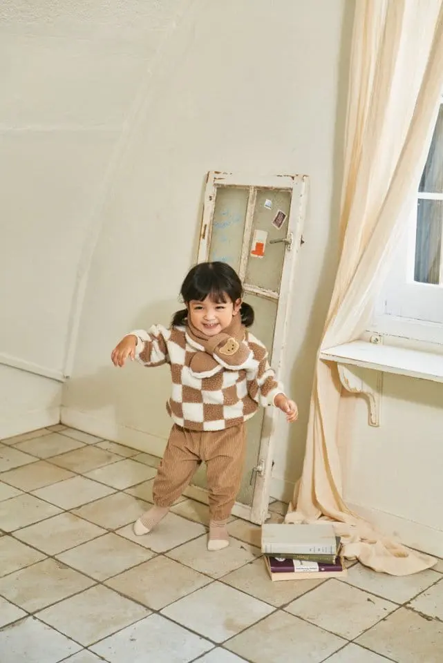 Bebe Nine - Korean Baby Fashion - #babyoninstagram - Big Rib Pants - 3