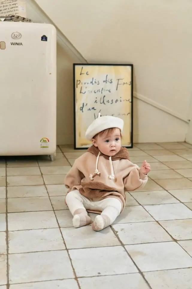 Bebe Nine - Korean Baby Fashion - #babyoninstagram - Cozy Half Leggings - 2