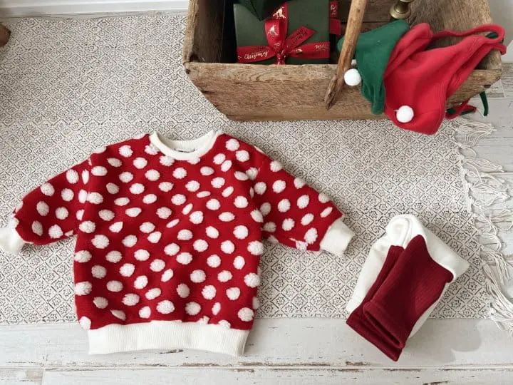 Bebe Nine - Korean Baby Fashion - #babyoninstagram - Berry Sweatshirt - 6