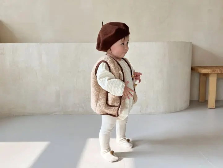 Bebe Nine - Korean Baby Fashion - #babyootd - Warm Vest - 9