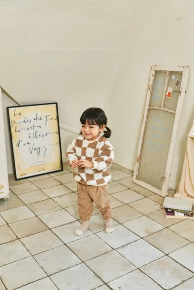 Bebe Nine - Korean Baby Fashion - #babyoninstagram - Big Rib Pants - 4