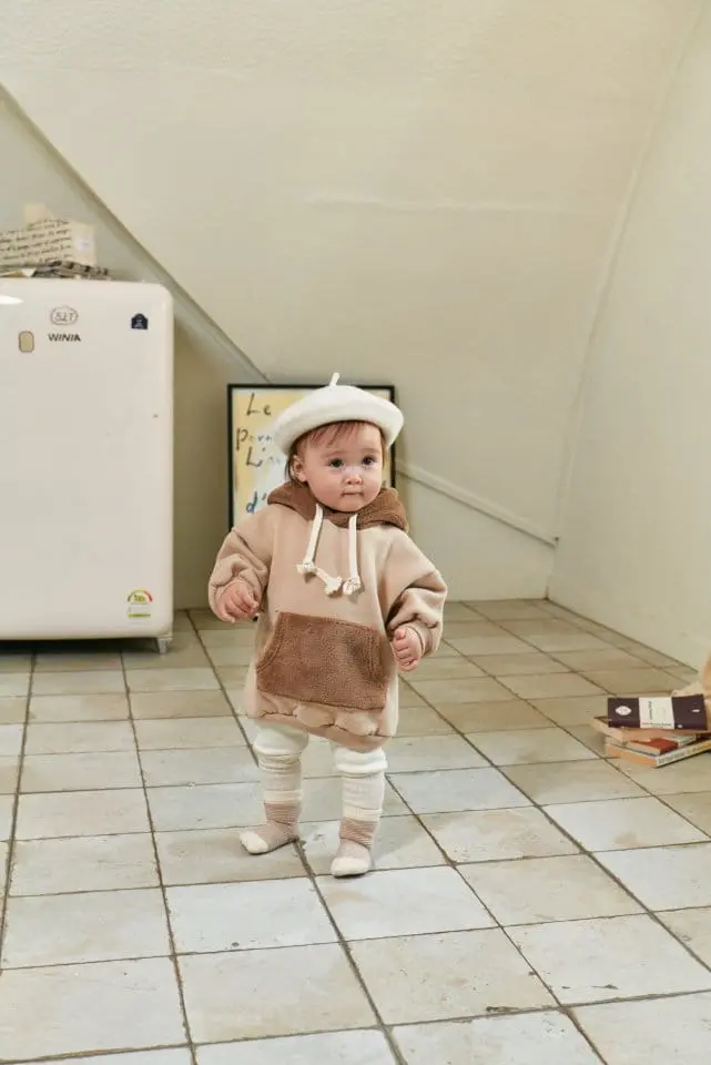 Bebe Nine - Korean Baby Fashion - #babyootd - Cozy Half Leggings - 3