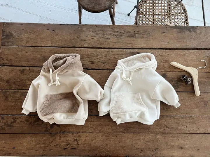 Bebe Nine - Korean Baby Fashion - #babyootd - Boa Hoody Tee