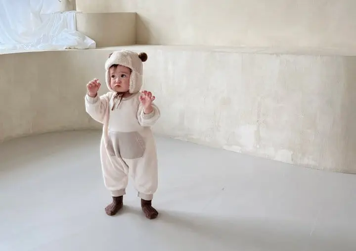Bebe Nine - Korean Baby Fashion - #babyoutfit - Popcorn Overalls - 5