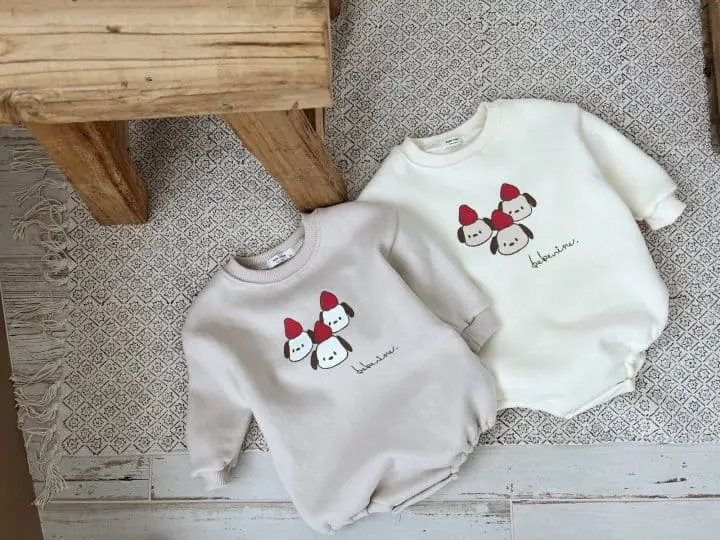 Bebe Nine - Korean Baby Fashion - #babyoutfit - Mung Berry Fleece Bodysuit