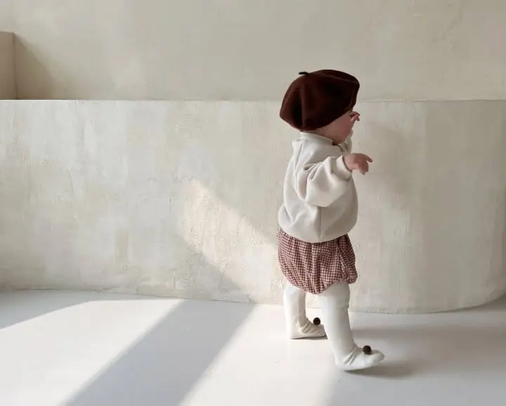 Bebe Nine - Korean Baby Fashion - #babyoutfit - Paris Half Neck Set - 5