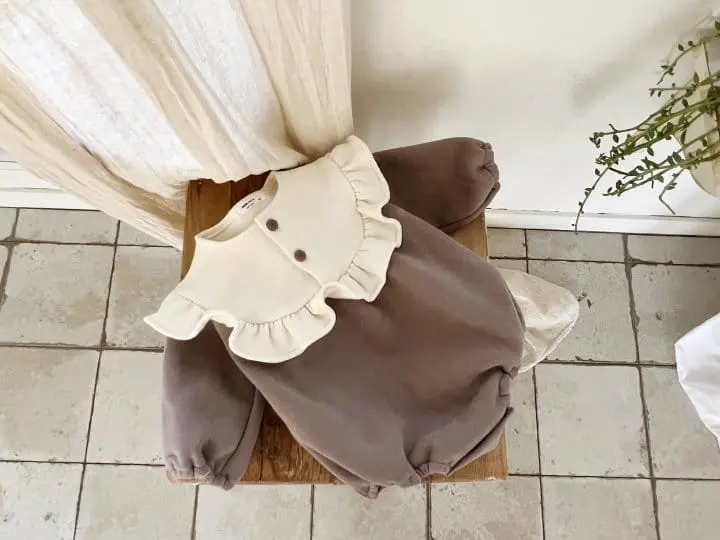 Bebe Nine - Korean Baby Fashion - #babyoutfit - Cozy Frill Bodysuiot - 3