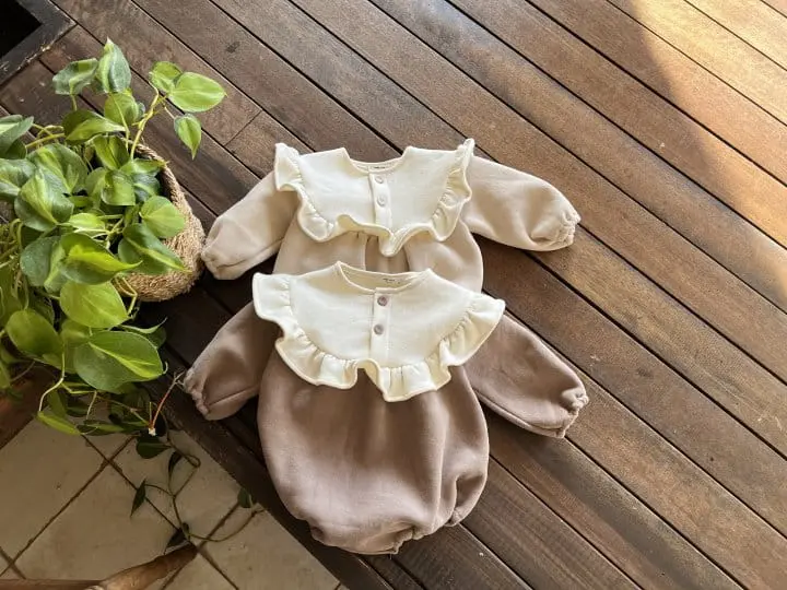Bebe Nine - Korean Baby Fashion - #babyoutfit - Cozy Frill Bodysuiot - 4