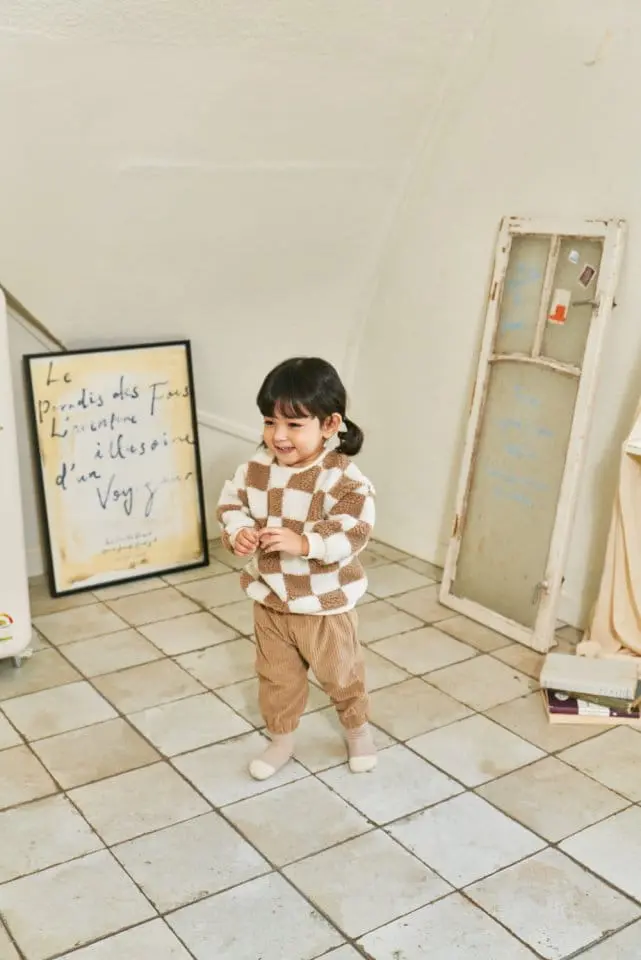 Bebe Nine - Korean Baby Fashion - #babyoutfit - Big Rib Pants - 5