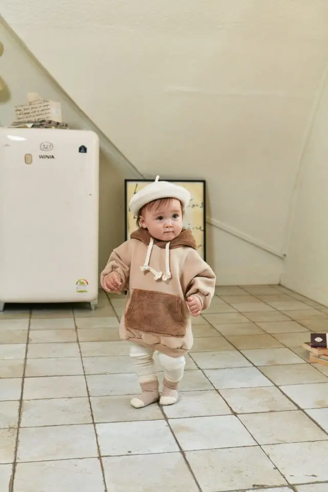 Bebe Nine - Korean Baby Fashion - #babyootd - Cozy Half Leggings - 4