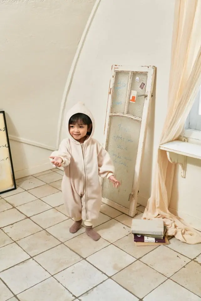 Bebe Nine - Korean Baby Fashion - #babywear - Latte Bell Overalls - 9