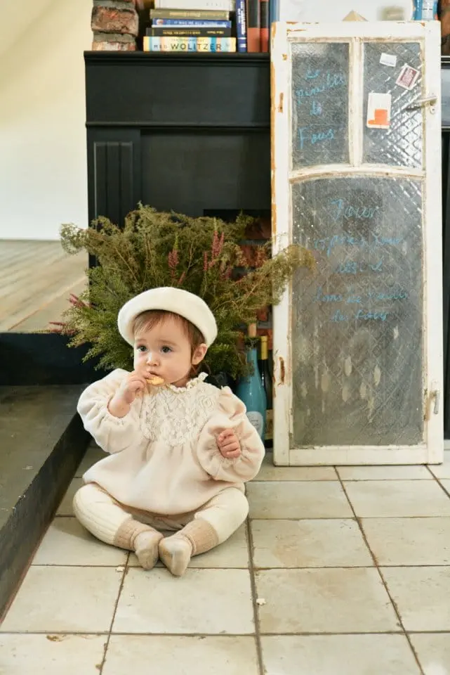 Bebe Nine - Korean Baby Fashion - #babyoutfit - Floral Bodysuit - 4