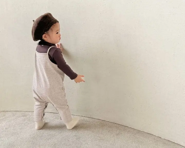 Bebe Nine - Korean Baby Fashion - #onlinebabyboutique - Cube Dungarees - 9