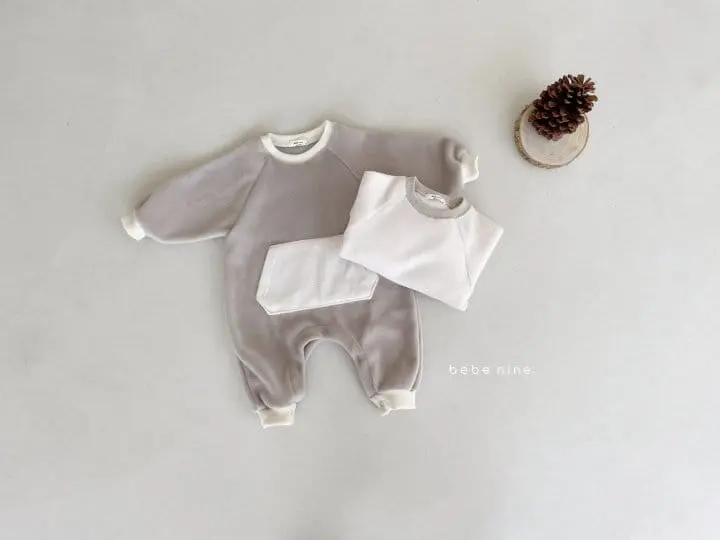 Bebe Nine - Korean Baby Fashion - #onlinebabyshop - Popcorn Overalls - 9