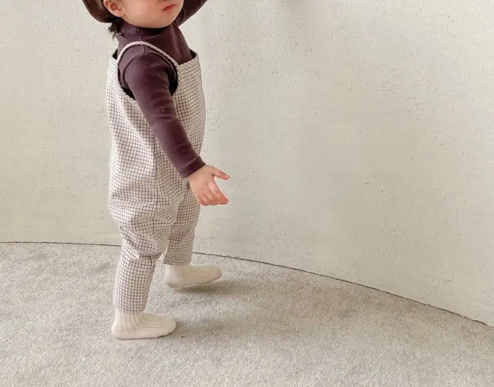 Bebe Nine - Korean Baby Fashion - #onlinebabyshop - Cube Dungarees - 10
