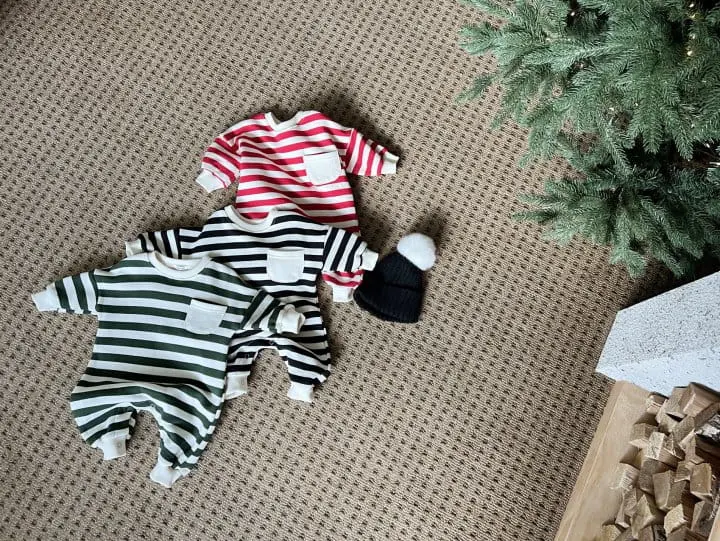 Bebe Nine - Korean Baby Fashion - #onlinebabyshop - Merry Fleece Overalls - 11