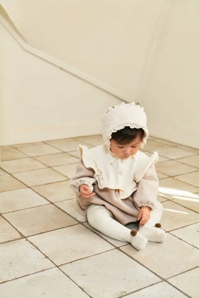 Bebe Nine - Korean Baby Fashion - #smilingbaby - Cozy Frill Bodysuiot - 8