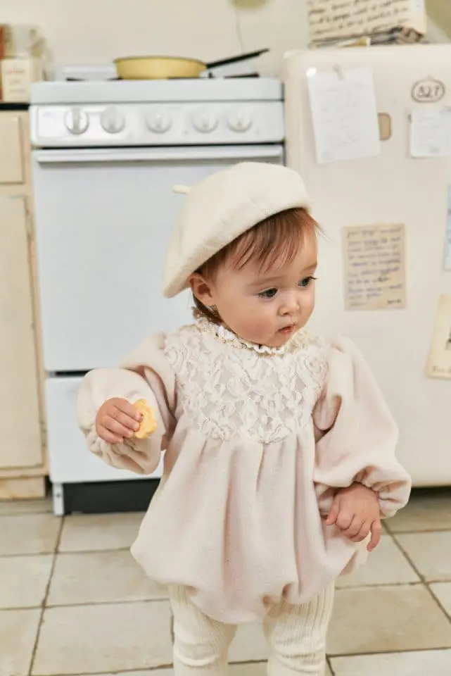 Bebe Nine - Korean Baby Fashion - #smilingbaby - Floral Bodysuit - 7