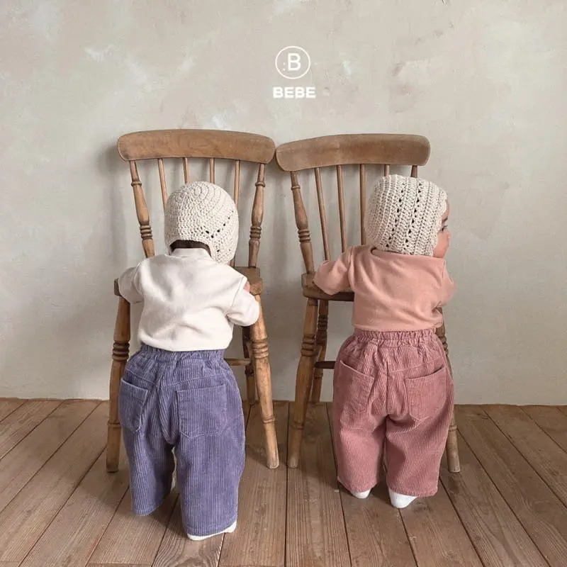 Bella Bambina - Korean Baby Fashion - #babygirlfashion - Bebe Aro Rib Pants - 12