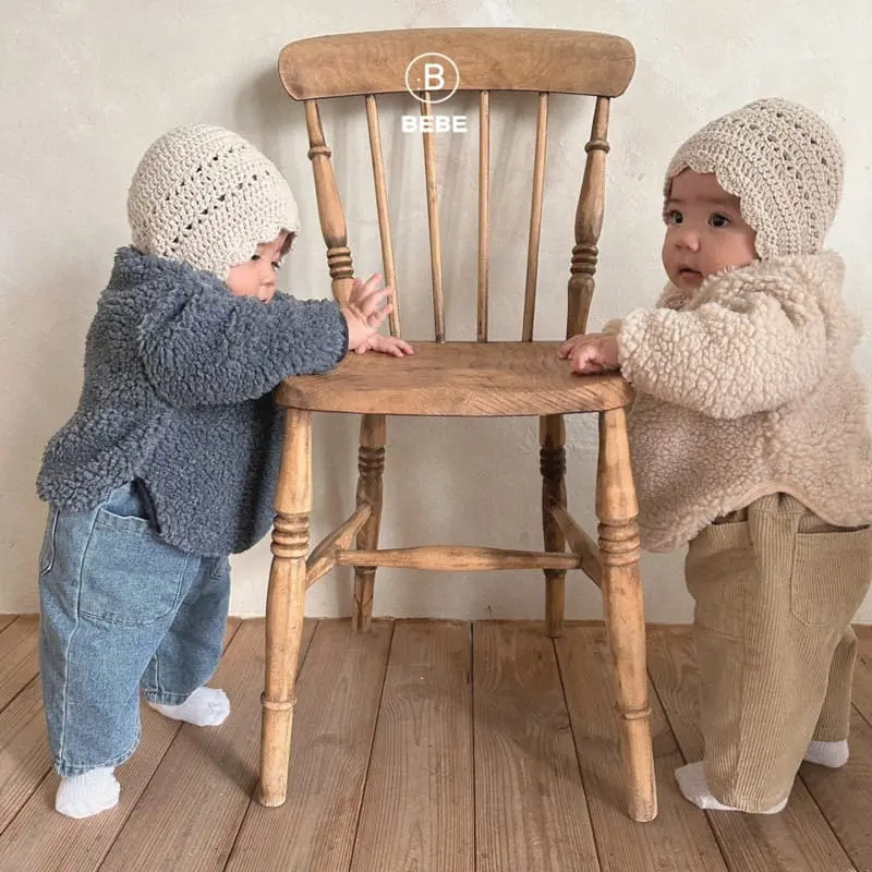 Bella Bambina - Korean Baby Fashion - #babygirlfashion - Bebe Cozy Piping Sweatshirt - 12