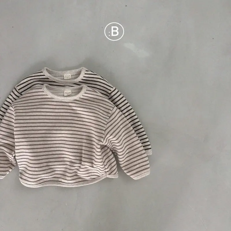 Bella Bambina - Korean Children Fashion - #childofig - W Banban Stripes Tee