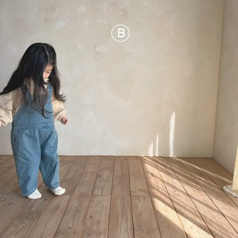 Bella Bambina - Korean Children Fashion - #designkidswear - Winter Denim Dungarees Pants - 12