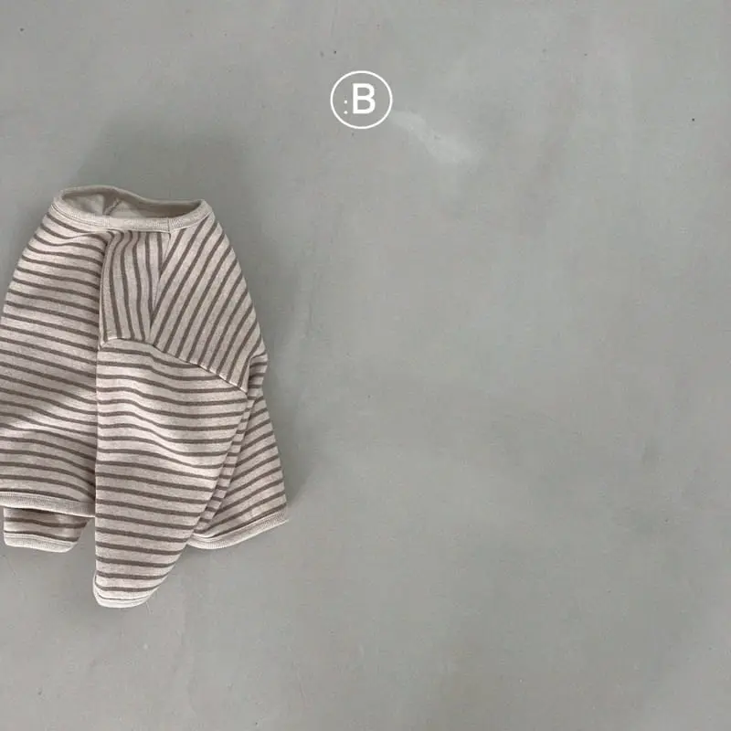 Bella Bambina - Korean Children Fashion - #kidsshorts - W Banban Stripes Tee - 6