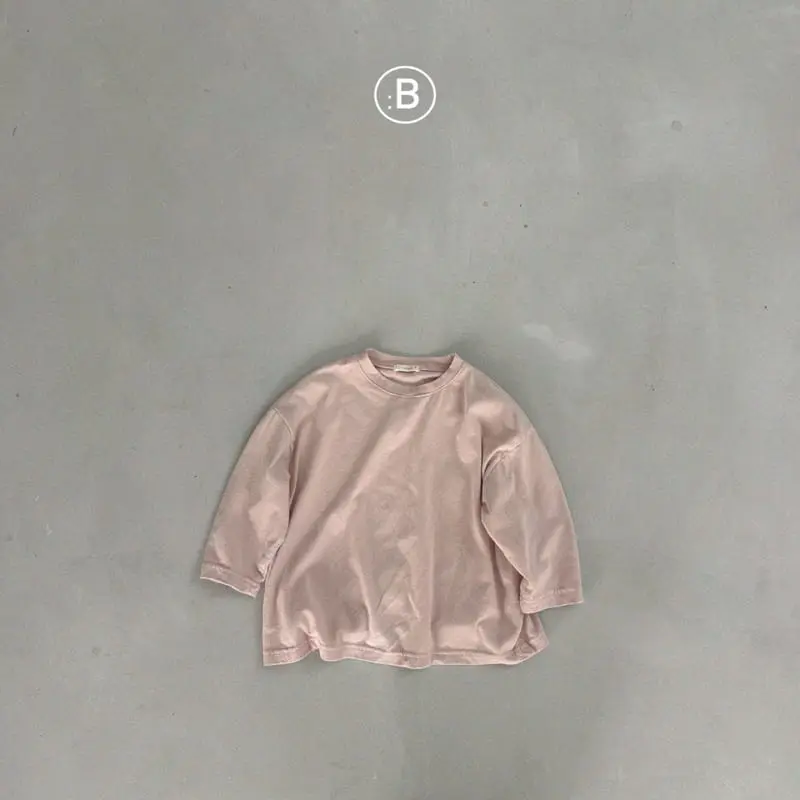 Bella Bambina - Korean Children Fashion - #kidsstore - Peach Big Box Tee - 2