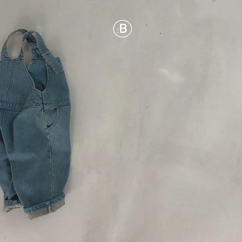 Bella Bambina - Korean Children Fashion - #littlefashionista - Winter Denim Dungarees Pants - 4