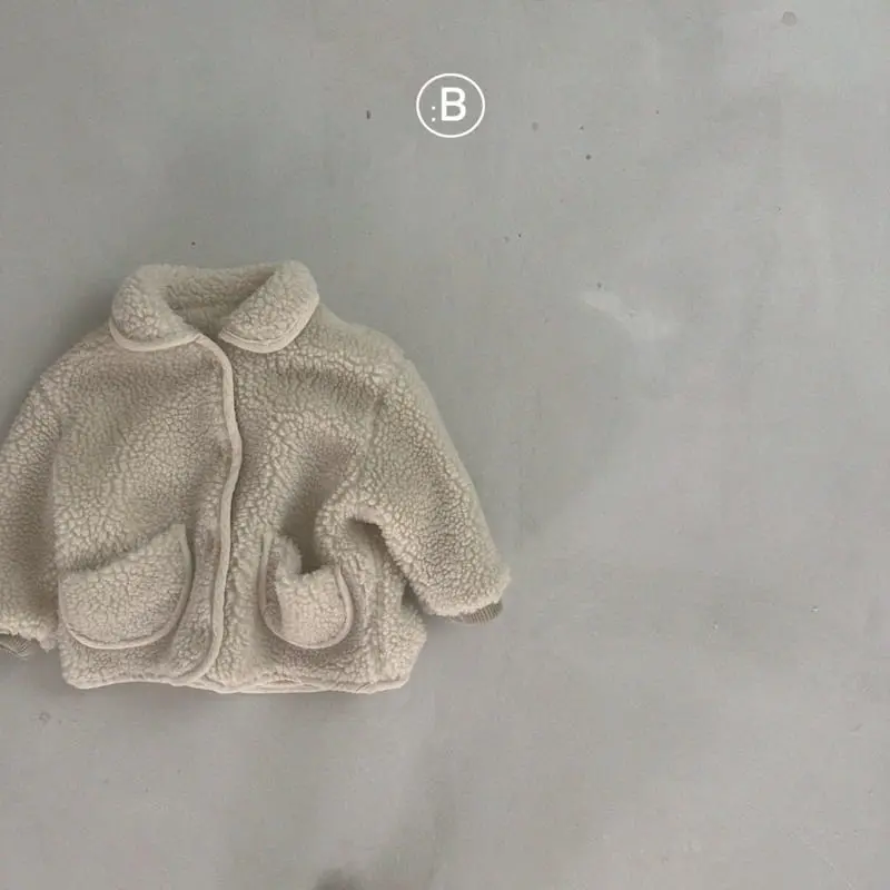 Bella Bambina - Korean Children Fashion - #todddlerfashion - Popo Fleece Piping Jacket - 2