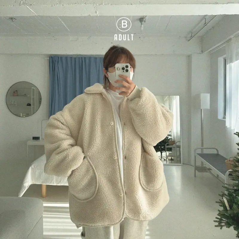 Bella Bambina - Korean Women Fashion - #momslook - Mom Popo Fleece Jacket - 8