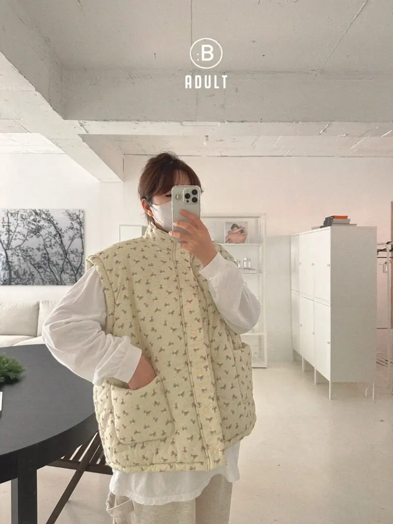 Bella Bambina - Korean Women Fashion - #thatsdarling - Mom Flower Vest - 10