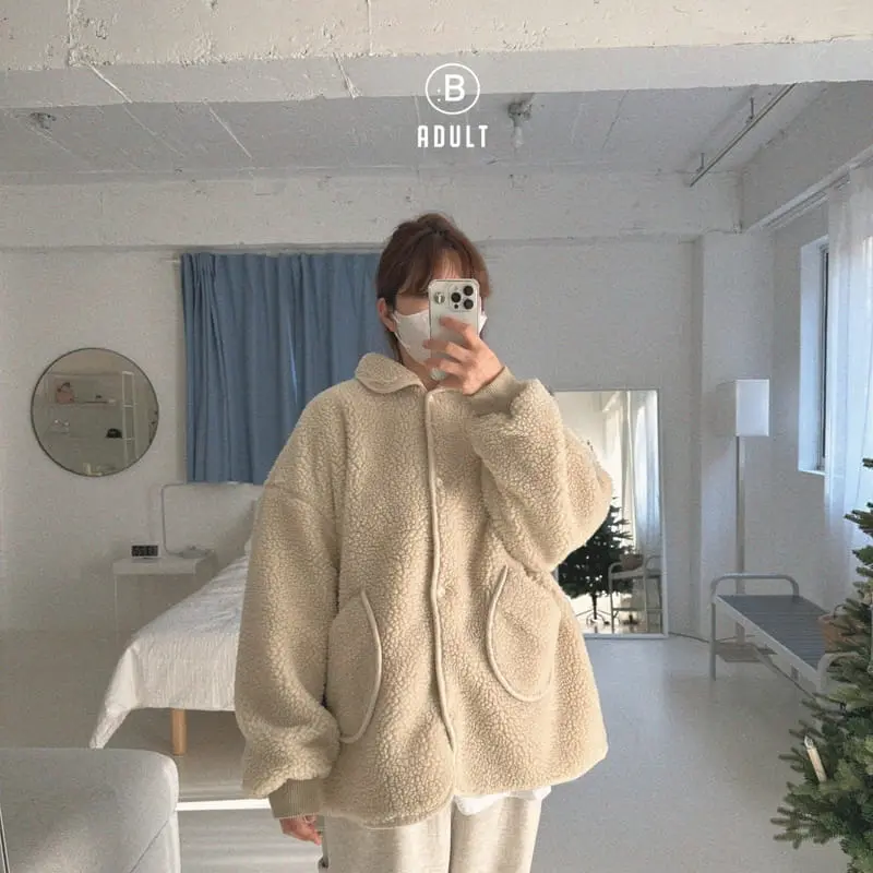 Bella Bambina - Korean Women Fashion - #vintagekidsstyle - Mom Popo Fleece Jacket