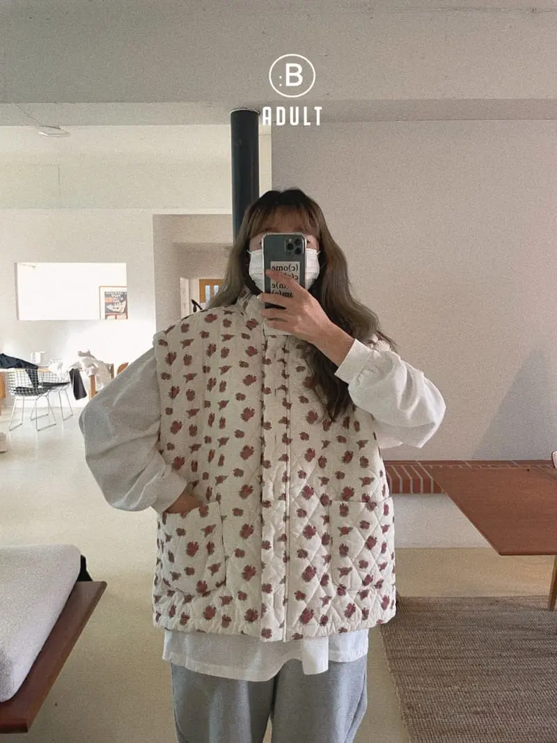 Bella Bambina - Korean Women Fashion - #womensfashion - Mom Flower Vest - 3