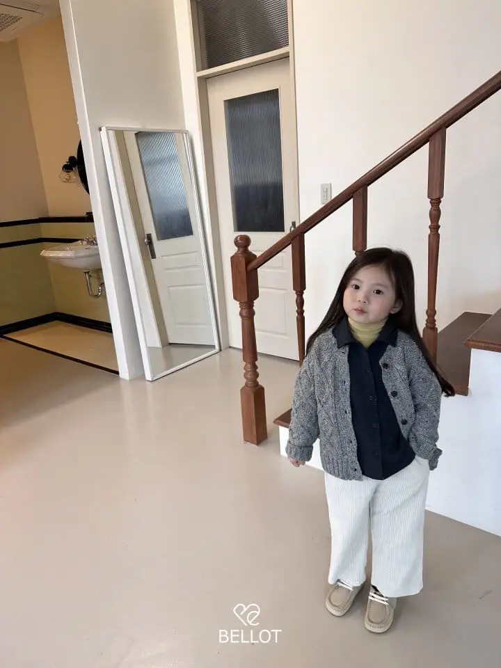 Bellot - Korean Children Fashion - #prettylittlegirls - Pon Knit Cardigan