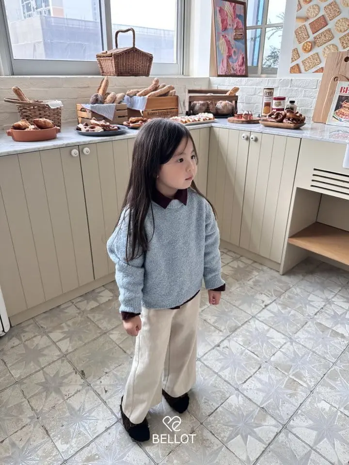 Bellot - Korean Children Fashion - #prettylittlegirls - Shawl Knit Tee - 10