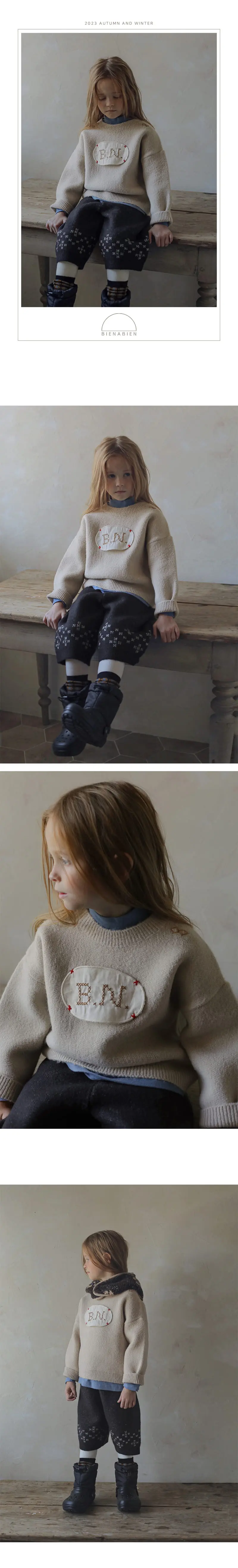 Bien A Bien - Korean Children Fashion - #fashionkids - Lobani Jacquard Pants - 3