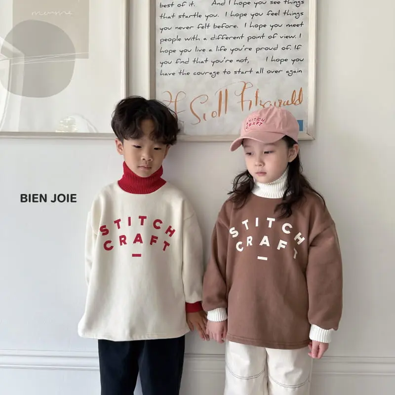 Bien Joie - Korean Children Fashion - #kidsstore - Craft Turtleneck Tee - 5