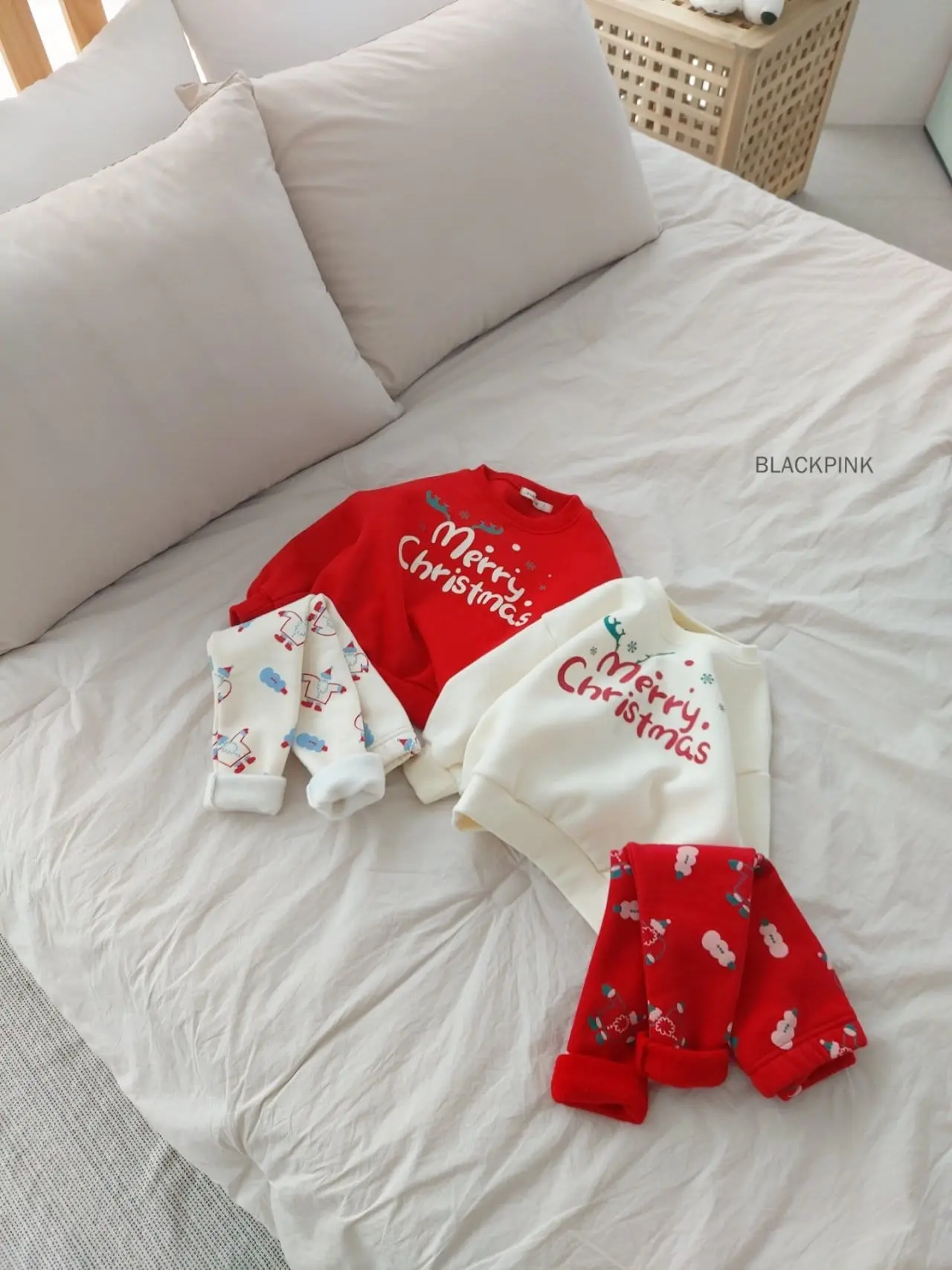 Black Pink - Korean Children Fashion - #designkidswear - Christmas Sweatshirt - 3
