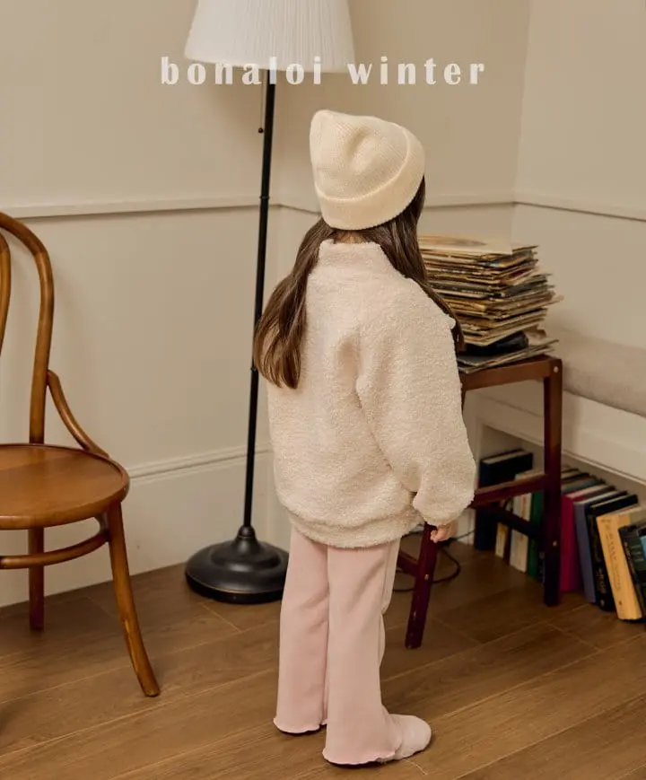 Bonaloi - Korean Children Fashion - #Kfashion4kids - Shoopy Lace Jumper - 5