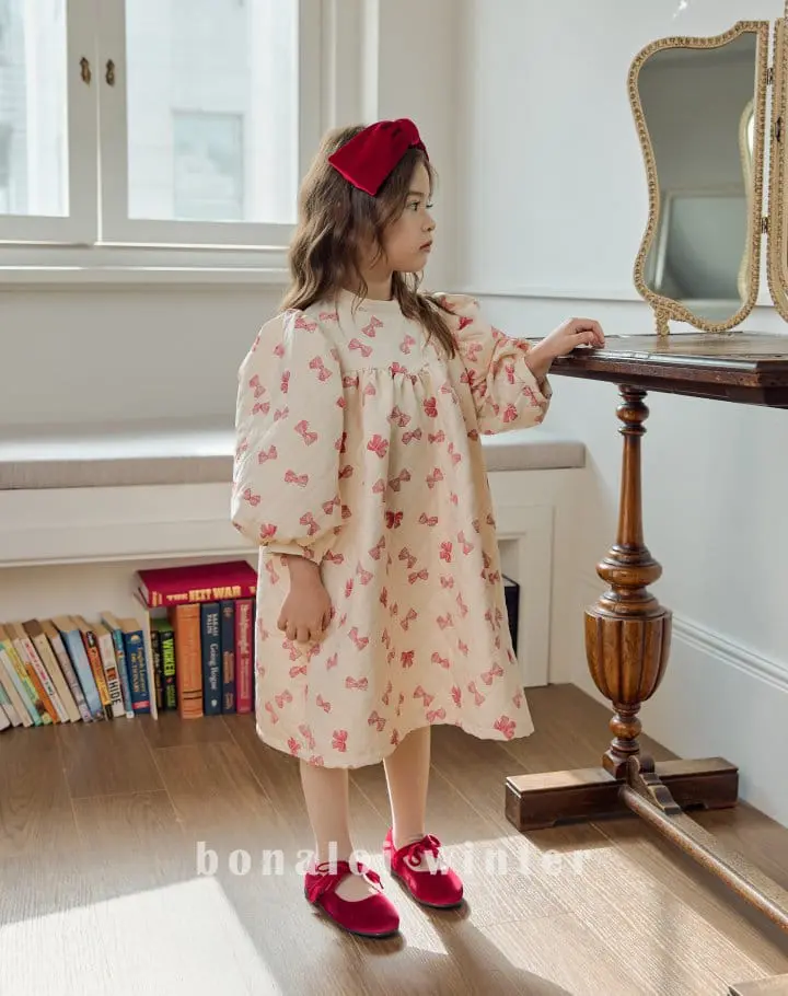 Bonaloi - Korean Children Fashion - #todddlerfashion - Ribboni ONE-piece