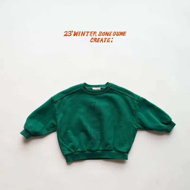 Boneoune - Korean Children Fashion - #kidzfashiontrend - Boarder Sweatshirty - 4