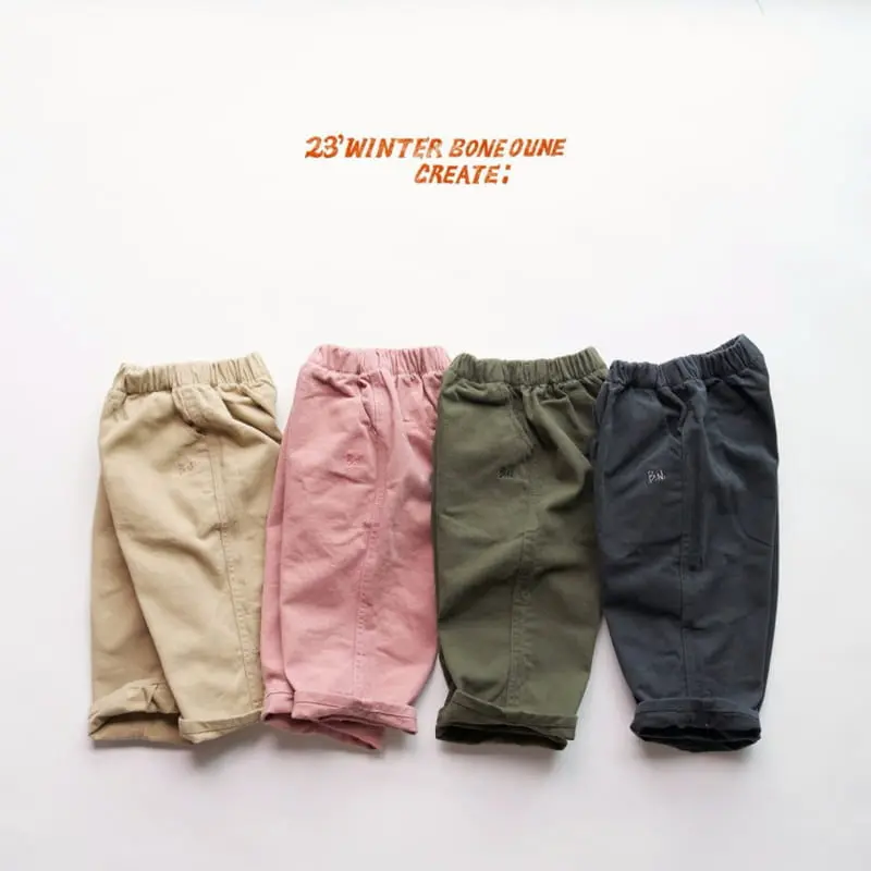 Boneoune - Korean Children Fashion - #Kfashion4kids - Winter Daily Pants