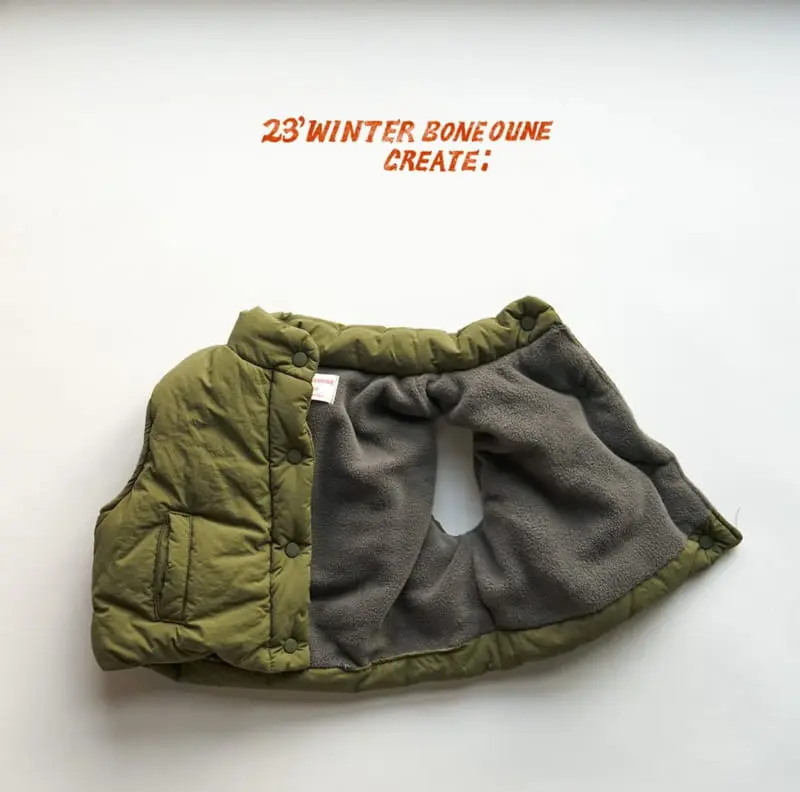 Boneoune - Korean Children Fashion - #childofig - Main Padding Vest - 3