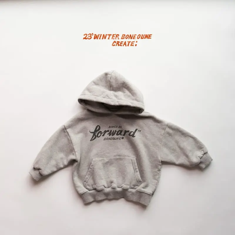 Boneoune - Korean Children Fashion - #designkidswear - Forward Hoody - 2