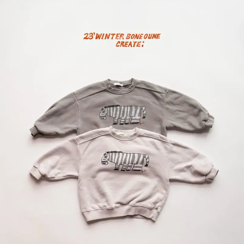 Boneoune - Korean Children Fashion - #discoveringself - Zebra Sweatshirt
