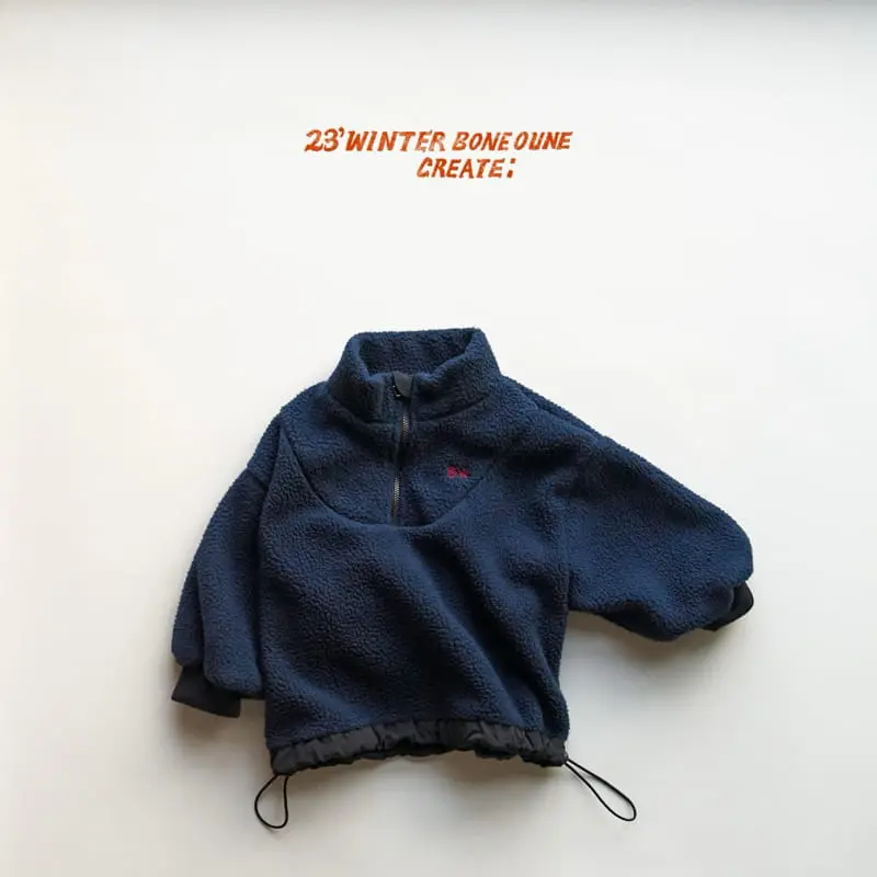 Boneoune - Korean Children Fashion - #designkidswear - Double Neck Anorak - 4