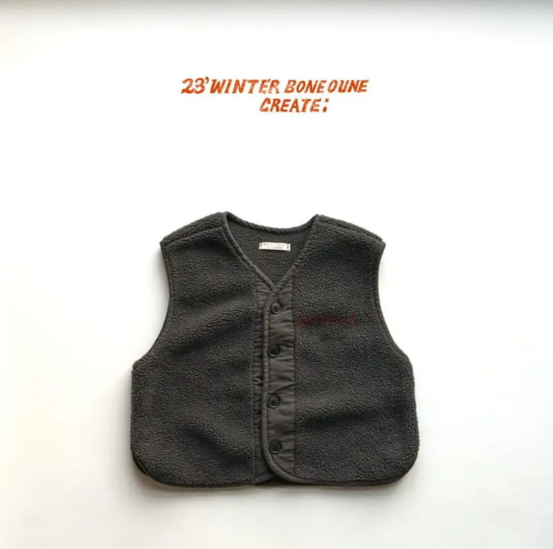 Boneoune - Korean Children Fashion - #kidsstore - Bbosong Vest - 3
