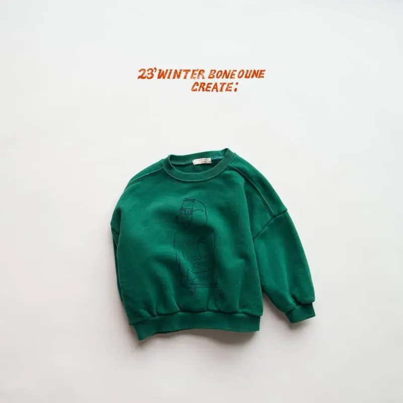 Boneoune - Korean Children Fashion - #littlefashionista - Boarder Sweatshirty - 5